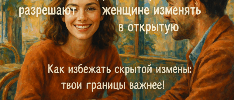 Как избежать скрытой измены: твои границы важнее!