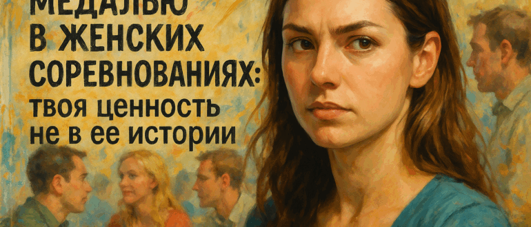 Как не стать медалью в женских соревнованиях: твоя ценность не в ее истории