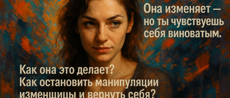 Как остановить манипуляции изменщицы и вернуть себя?