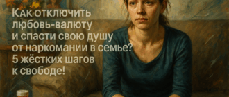 Как отключить любовь-валюту и спасти свою душу от наркомании в семье? 5 жёстких шагов к свободе!