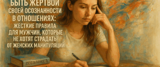 Как перестать быть жертвой своей осознанности в отношениях: жесткие правила для мужчин, которые не хотят страдать от женских манипуляций