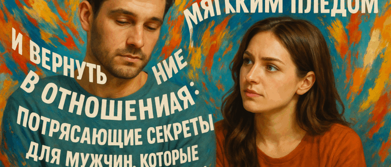 Как перестать быть мягким пледом и вернуть уважение в отношения: потрясающие секреты для мужчин, которые хотят быть настоящими!
