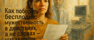 Как побороть бесплодие: мужественность в действиях, а не словах — шаг за шагом к семье