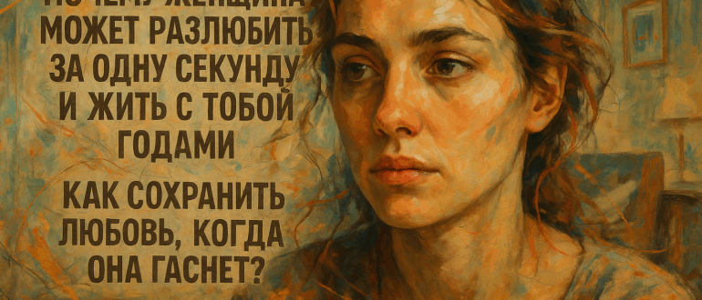 Как сохранить любовь, когда она гаснет?