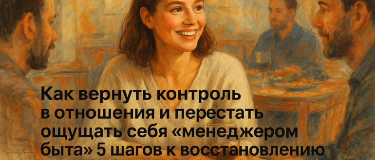 Как вернуть контроль в отношения и перестать ощущать себя «менеджером быта»: 5 шагов к восстановлению силы вашего мужского начала
