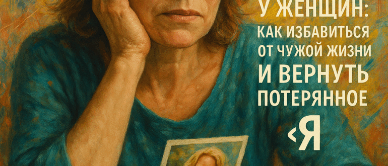 Кризис среднего возраста у женщин: как избавиться от чужой жизни и вернуть потерянное "я"
