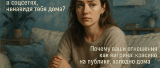 Почему ваши отношения как витрина: красиво на публике, холодно дома?