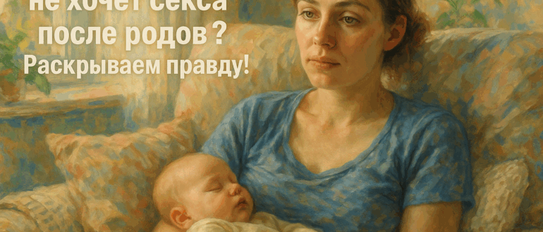 Почему женщина не хочет секса после родов? Раскрываем правду!
