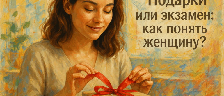 Подарки или экзамен: как понять женщину?
