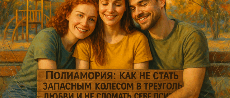 Полиамория: как не стать запасным колесом в треугольнике любви и не сломать себе психику