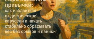 Пора поменять привычки: как избавиться от диетической карусели и начать стабильно сбрасывать вес без срывов и паники