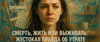 Смерть, жить или выживать: жестокая правда об утрате и мужской трусости в тумане эмоций