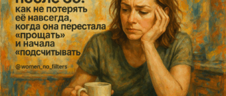 Женщина после 35: как не потерять её навсегда, когда она перестала «прощать» и начала «подсчитывать»